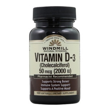 VITAMINA D3 2000IU 100 SOFTGEL   WHP